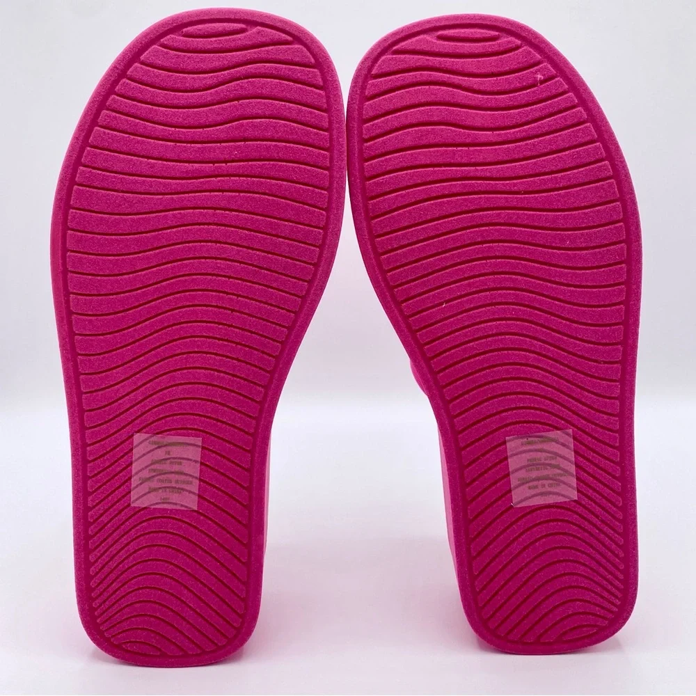 Steve Madden Pink Gimmee Platform Wedge Sandal